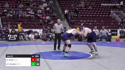 285 lbs Consy Rd Iii - Baily Miller, Brookville Area vs Aiden Compton, Notre Dame - Green Pond