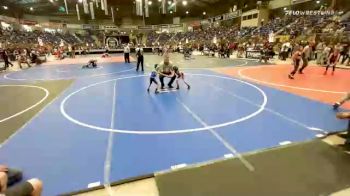 37 lbs Quarterfinal - Bramlee Garrison, Montrose Elite vs Isai Villagomez, Viking Wrestling