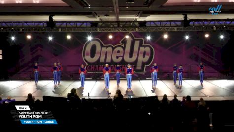 Dance Mania Nashville - Youth Pom [2025 Youth - Pom - Large Day 2] 2025 One Up Grand Nationals