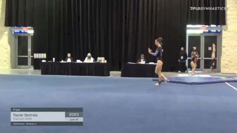 Taylor DeVries - Floor, Flips Gym #420 - 2021 USA Gymnastics Development Program National Championships