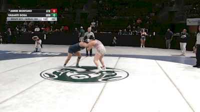 Girls 190 lbs 5th Place Match - Vasanti Sosa, Goddard vs Annie Montano, Atrisco Heritage