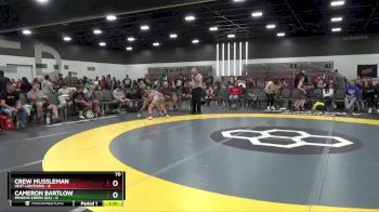 70 lbs Placement Matches (8 Team) - Crew Mussleman, Heat Lightning vs Cameron Bartlow, Minions Green (GA)