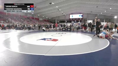 132 lbs Semis - Devan Garcia, Michigan Premier vs Preston Waughtel, Purler Wrestling Academy