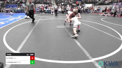 140 lbs Final - Oakley Pratt, Geary Youth Wrestling vs James Anderson, Prodigy Elite Wrestling