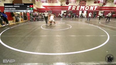 144 lbs Cons. Round 1 - Emmanuel Cortes, Hollister High School vs Zach Meyers, St Francis