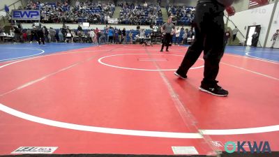 70 lbs Rr Rnd 3 - Luke Buzzard, Grove Takedown Club vs Jackson Jones, Warner Eagles Youth Wrestling