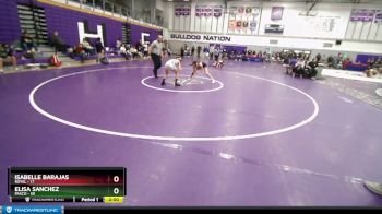 115 lbs Quarterfinal - Elisa Sanchez, Pasco vs Isabelle Barajas, Royal