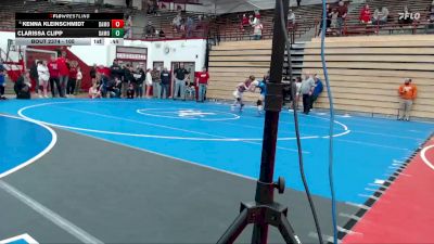 105 lbs 1st Place Match - Kenna Kleinschmidt, North Posey vs Clarissa Clipp, Franklin Wrestling Club