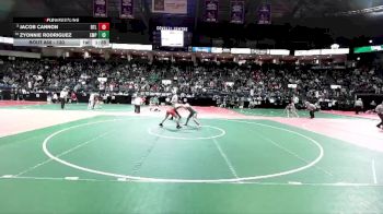 130 lbs Quarterfinal - Zyonnie Rodriguez, EMPA vs Jacob Cannon, RTLA
