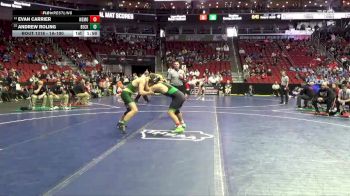 1A-190 lbs Cons. Round 2 - Andrew Roling, Beckman Catholic vs Evan Carrier, West Monona-Whiting