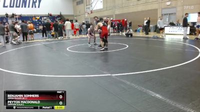 125 lbs 3rd Place Match - Benjamin Sommers, Simon Fraser (B.C.) vs Peyton MacDonald, Simpson (Calif.)