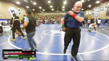 190 lbs Cons. Semi - Herby Hinojosa, South vs EvanJames Keppler, Edison