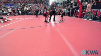 52 lbs Quarterfinal - Kellen Rupp, Perry Wrestling Academy vs Levi Ellis, Tulsa North Mabee Stampede