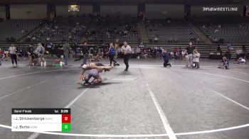 125 lbs Semifinal - Jett Strickenberger, North Idaho vs Jakason Burks, Iowa Western