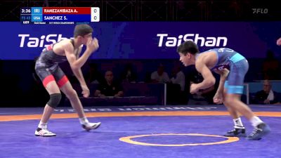 45 kg Final 1-2 - Amirabbas Ramezanibaza, Iran vs Samuel Sanchez, United States