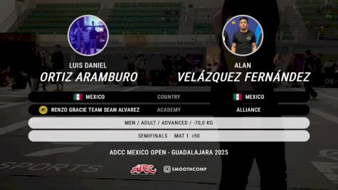 Luis Daniel Ortiz Aramburo vs Alan Velázquez Fernández 2025 ADCC Guadalajara Open
