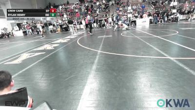 90 lbs Semifinal - Crew Card, Tulsa Blue T Panthers vs Rylan Henry, Brushy Wrestling Club