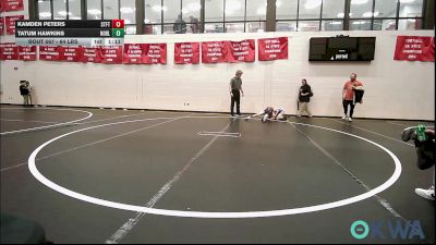 64 lbs Final - Kamden Peters, Standfast vs Tatum Hawkins, Noble Takedown Club