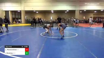 120 lbs Consolation - Lucas Maneckshaw, B.r.a.w.l. vs Isaiah Wysong, South Carolina