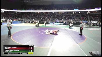 II-102 lbs Quarterfinal - Jakob Lucinski, Newfane vs Derek Walseman, Beaver River