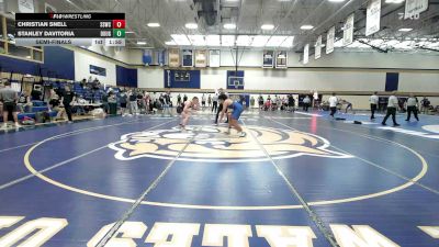 190 lbs Semifinal - Christian Snell, South Side Wrestling Club vs Stanley Davitoria, Doughboys