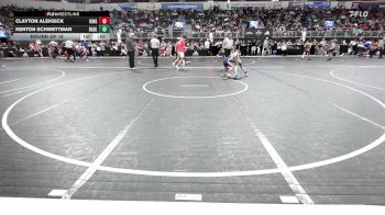 53 lbs Round Of 16 - Clayton Aleksick, King Select Wrestling vs Kenton Schwettman, Badlands Elite