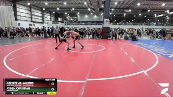 168 lbs Cons. Semi - Ayden Christian, Great Bridge vs Damien Villalobos, East Rockingham High School