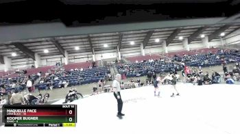 90 lbs Round 4 (6 Team) - Maquelle Pace, Utah Black vs Kooper Bugner, Idaho