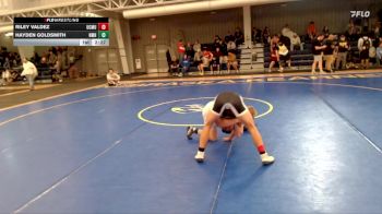 125 lbs Cons. Round 4 - Hayden Goldsmith, New Mexico Highlands vs Riley Valdez, Colorado Mesa University