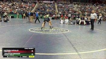 4A 120 lbs Cons. Round 1 - Hutson Catullo, Green Hope vs Jonathan Binanay, Cardinal Gibbons