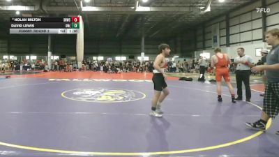 132 lbs Champ. Round 2 - David Lewis, Guerrilla Wrestling (GWA) vs Nolan Milton, Staunton River Wrestling Club