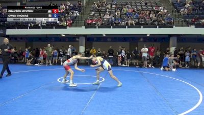 92 lbs Cons. Sub-rd Of 16 - Grayson Mentink, Askren Wrestling Academy vs Owen Thomas, Interior Grappling Academy