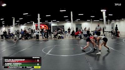 72 lbs Semis (4 Team) - Aubrey Kokinda, Junior Terps Xpress vs Dylan Blankenship, Virginia Patriots