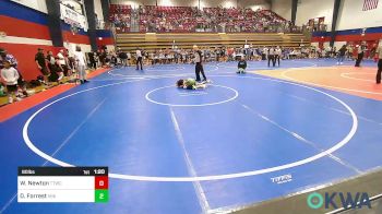 80 lbs Round Of 32 - Wyatt Newton, Team Tulsa Wrestling Club vs Declan Forrest, Vinita Kids Wrestling