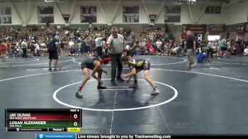 101 lbs Cons. Round 4 - Logan Alexander, USA Gold vs Jay Olivas, Red Wave Wrestling