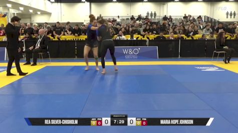 Maria Hope Johnson vs Rea Silver-Chisholm 2025 World IBJJF Jiu-Jitsu No-Gi Championship