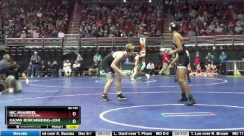3A-145 lbs Champ. Round 1 - Nic VanArkel, Valley, West Des Moines vs Kadan Borcherding-Johnson, Norwalk