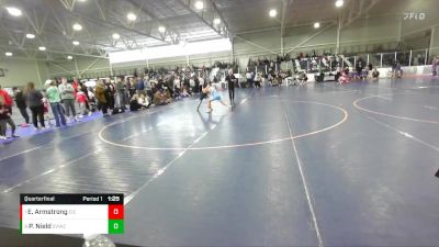 90 lbs Quarterfinal - Eli Armstrong, East Idaho Elite vs Preston Nield, Star Valley Wrestling Club