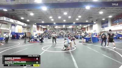 165 lbs Cons. Round 2 - Aarrek Romero, Central Union vs Nathan Castellanos, Trabuco Hills