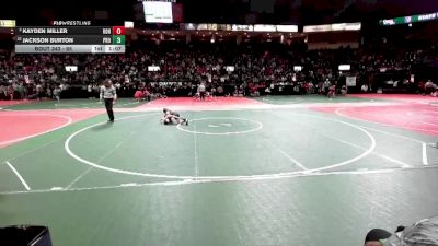 65 lbs Quarterfinal - Kayden Miller, DONA vs Jackson Burton, PROA