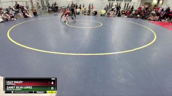 130 lbs Champ. Round 3 - Zaret Silva Lopez, Douglas County vs Lilly Maley, Chatfield