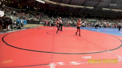 73 lbs Round Of 16 - Tayla Swanson, Nebraska Elite vs Tori Conn, Illinois Valley Youth Wrestling