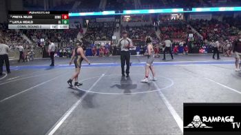 110 lbs Cons. Round 2 - Freya Niles, Smith County Wrestling Club vs Layla Heald, Silver Lake