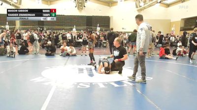 81 lbs Final - Mason Gibson, Warhawks Wrestling Inc. - MSE vs Vander Zimmerman, Triumph Blue - MSE