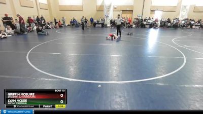 39 lbs Semifinal - Lyam Mckee, Uintah Wrestling vs Griffin McGuire, Evanston Elite Wrestling