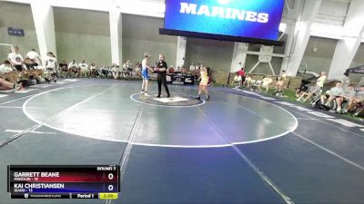 120 lbs Round 2 (8 Team) - Garrett Beane, Missouri vs Kai Christiansen, Idaho