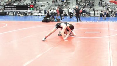 120 lbs Consi Of 64 #2 - Urijah Garza, NM vs Wyatt Thames, SC