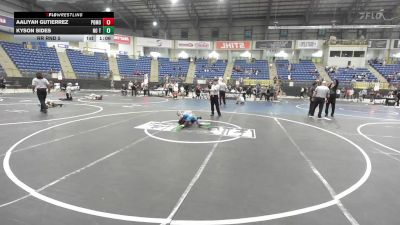 66 lbs Rr Rnd 5 - Aaliyah Gutierrez, Pomona Elite vs Kyson Sides, No Team