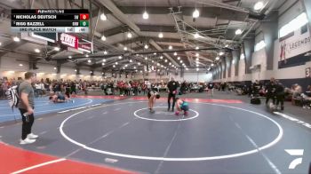 98 lbs 3rd Place Match - Rigg Bazzell, Bar None Wrestling vs Nicholas Deutsch, 3F Wrestling