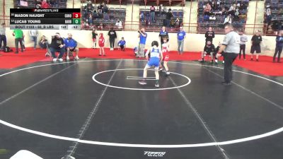 65_B lbs Round Of 32 - Mason Haught, Canon-McMillan vs Lucas Young, Harborcreek